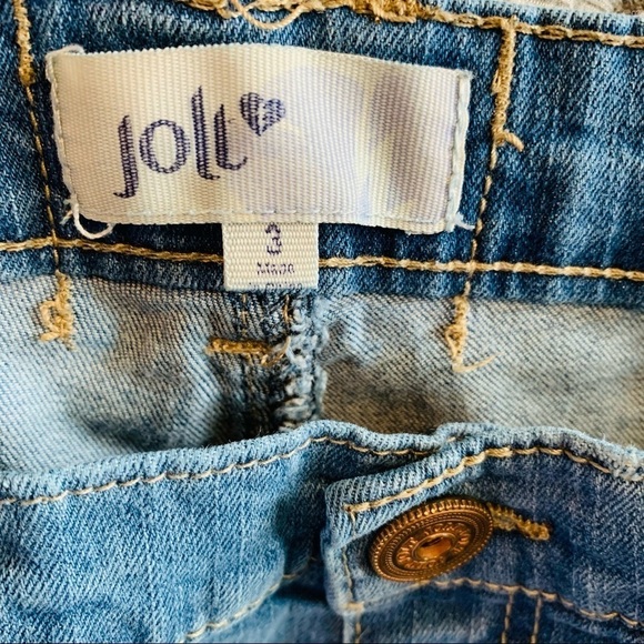 Jolt Distressed Cropped Jeans - Picture 3 of 9